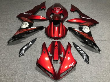 2004-2006 Yamaha YZF 1000 R1 Motorcycle Fairing - Red Matte Black Canada for Sale