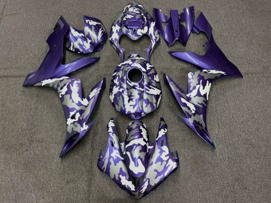 2004-2006 Yamaha YZF 1000 R1 Motorcycle Fairings - Purple White Grey Camouflage Canada for Sale