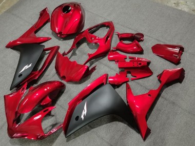 2004-2006 Yamaha YZF 1000 R1 Motorcycle Fairings - Red Matte Black Canada for Sale