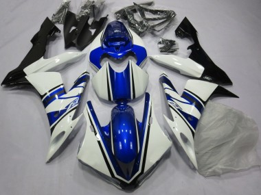 2004-2006 Yamaha YZF 1000 R1 Motorcycle Fairing - White Blue Black Canada for Sale