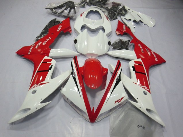 2004-2006 Yamaha YZF 1000 R1 Motorcycle Fairing - White Red Black Canada for Sale