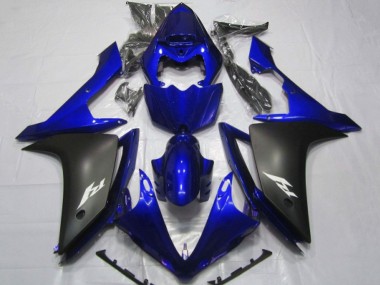 2007-2008 Yamaha YZF 1000 R1 Motorcycle Fairings - Blue Matte Black Canada for Sale