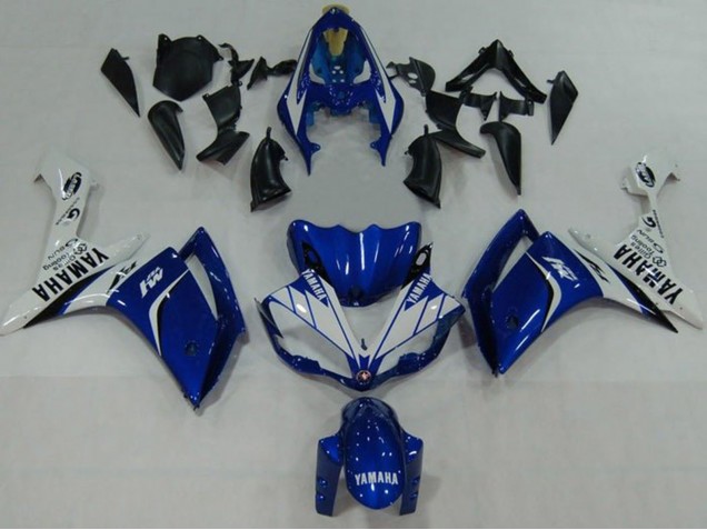2007-2008 Yamaha YZF 1000 R1 Motorcycle Fairings - Blue White Black M1 Canada for Sale