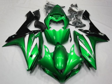 2007-2008 Yamaha YZF 1000 R1 Motorcycle Fairings - Green White Black Canada for Sale