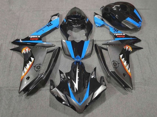 2007-2008 Yamaha YZF 1000 R1 Motorcycle Fairings - Glossy Black Blue Silver Orange White Shark Canada for Sale
