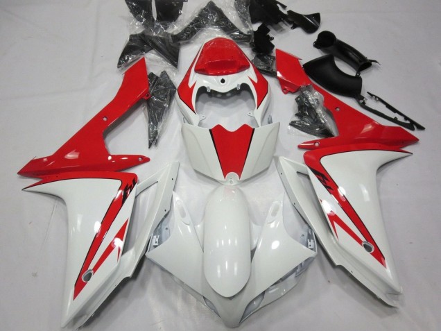 2007-2008 Yamaha YZF 1000 R1 Motorcycle Fairing - White Red Canada for Sale