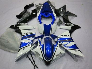 2007-2008 Yamaha YZF 1000 R1 Motorcycle Fairings - White Blue Black Layerd Canada for Sale