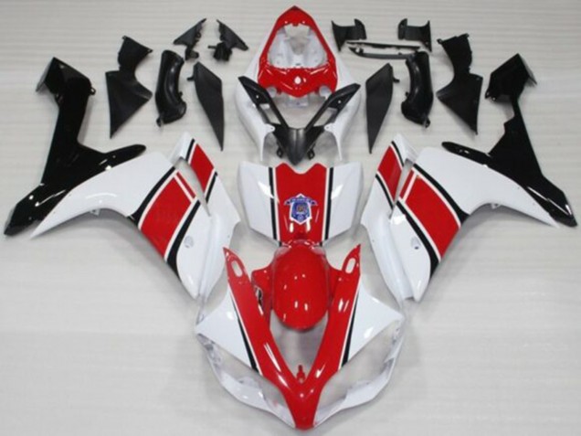 2007-2008 Yamaha YZF 1000 R1 Motorcycle Fairings - White Red Black Canada for Sale