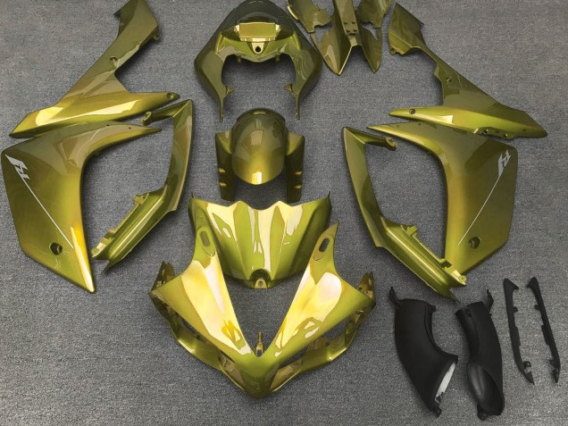 2007-2008 Yamaha YZF 1000 R1 Motorcycle Fairings - Yellow Olive Canada for Sale