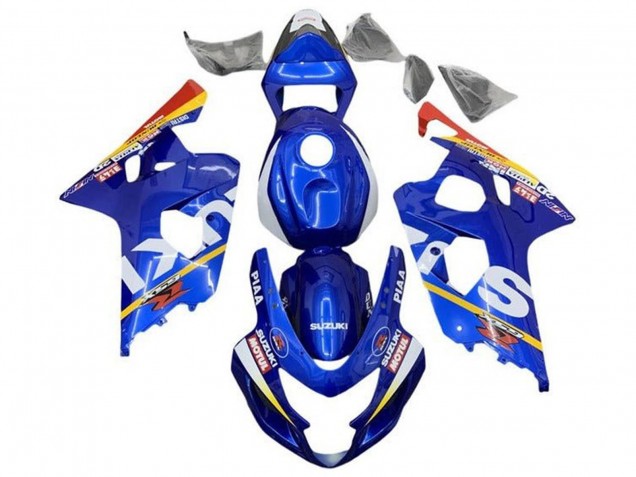 2004-2005 Suzuki GSXR 600 / GSXR 750 Motorcycle Fairings - Blue White Yellow Red Canada for Sale
