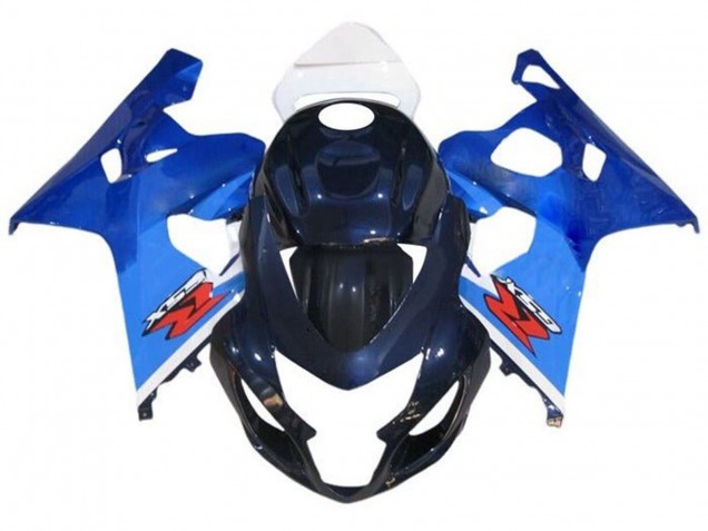 2004-2005 Suzuki GSXR 600 / GSXR 750 Motorcycle Fairings - White Blue Red Canada for Sale