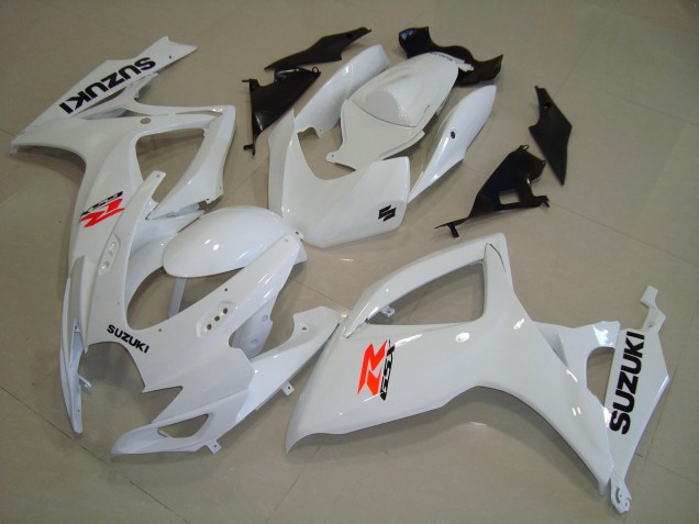 2004-2005 Suzuki GSXR 600 / GSXR 750 Motorcycle Fairings - White Red Black Canada for Sale