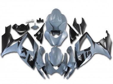 2006-2007 Suzuki GSXR 600 / GSXR 750 Motorcycle Fairings - Grey Black Canada for Sale