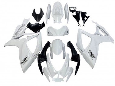 2006-2007 Suzuki GSXR 600 / GSXR 750 Motorcycle Fairings - White Black Canada for Sale