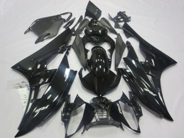 2006-2007 Yamaha YZF R6 Motorcycle Fairings - Glossy Black Matte Black Canada for Sale