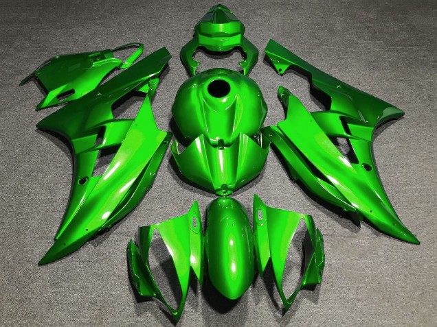 2006-2007 Yamaha YZF R6 Motorcycle Fairings - Green Canada for Sale