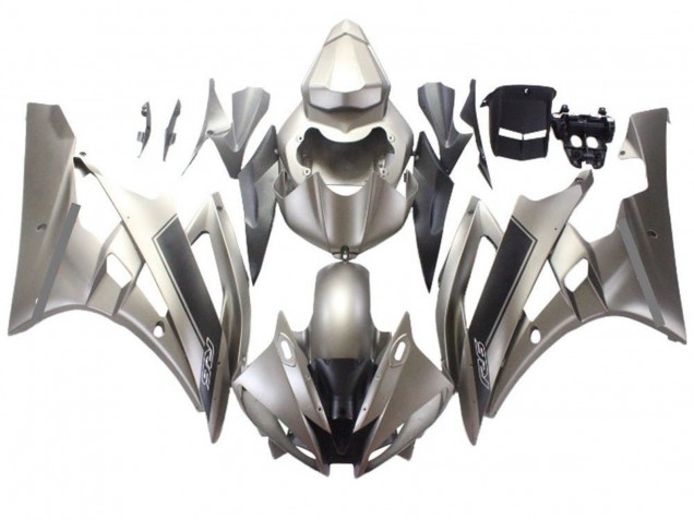 2006-2007 Yamaha YZF R6 Motorcycle Fairings - Silver Grey Canada for Sale