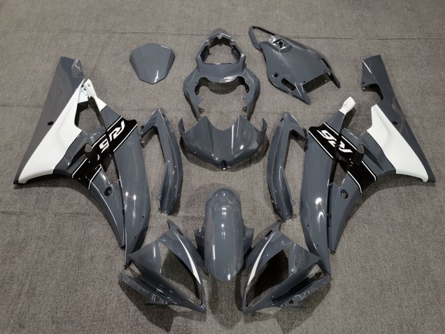2006-2007 Yamaha YZF R6 Motorcycle Fairings - Nardo Grey White Black Canada for Sale