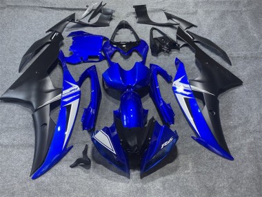 2008-2016 Yamaha YZF R6 Motorcycle Fairings - Blue White Matte Black Canada for Sale