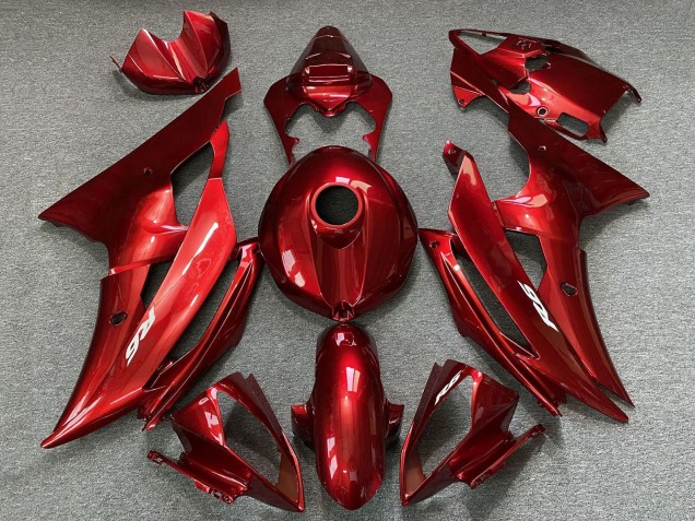 2008-2016 Yamaha YZF R6 Motorcycle Fairings - Red Canada for Sale