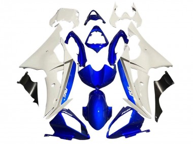 2008-2016 Yamaha YZF R6 Motorcycle Fairing - White Blue Black Canada for Sale