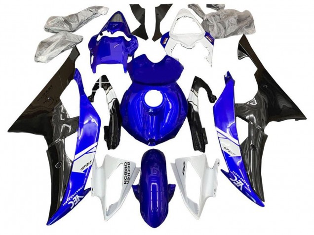 2008-2016 Yamaha YZF R6 Motorcycle Fairing Kits - White Blue Glossy Black Canada for Sale