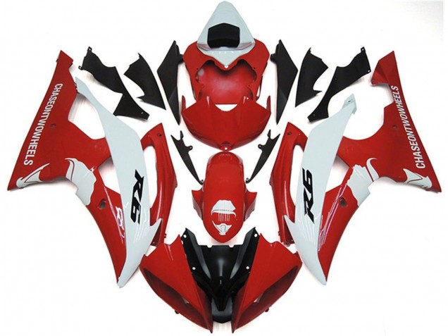2008-2016 Yamaha YZF R6 Motorcycle Fairings - White Red Black Canada for Sale