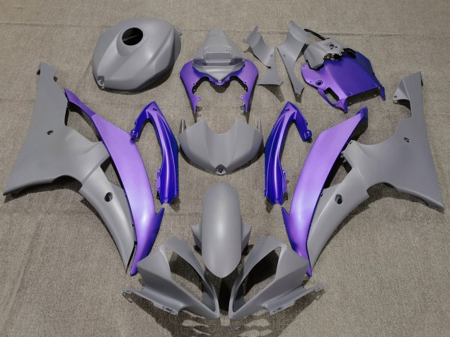 2008-2016 Yamaha YZF R6 Motorcycle Fairings - Grey Purple Canada for Sale