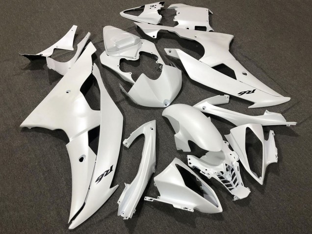2008-2016 Yamaha YZF R6 Motorcycle Fairings - Pearl White Canada for Sale