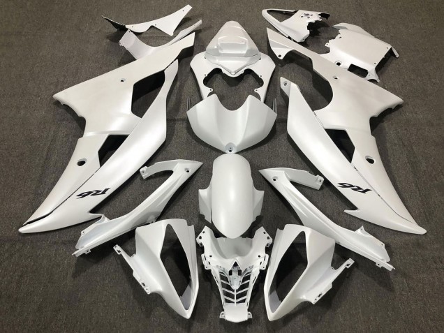 2008-2016 Yamaha YZF R6 Motorcycle Fairings - Pearl White Canada for Sale