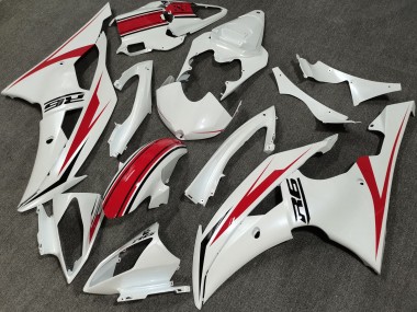 2008-2016 Yamaha YZF R6 Bike Fairings - Pearl White Red Canada for Sale