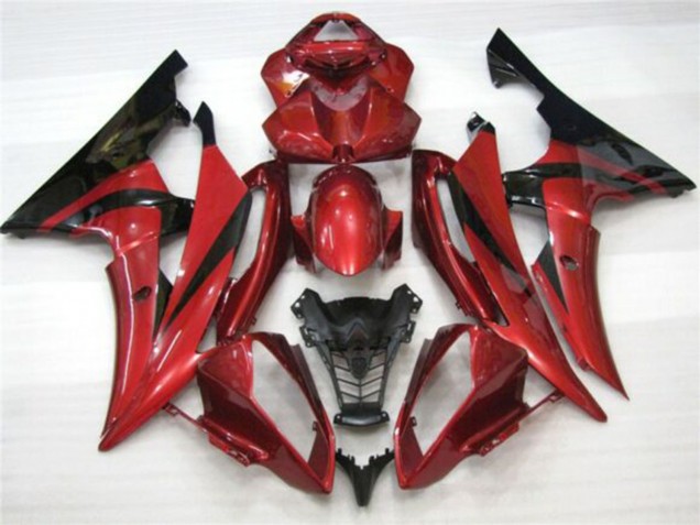 2008-2016 Yamaha YZF R6 Motorcycle Fairings - Red Black Canada for Sale