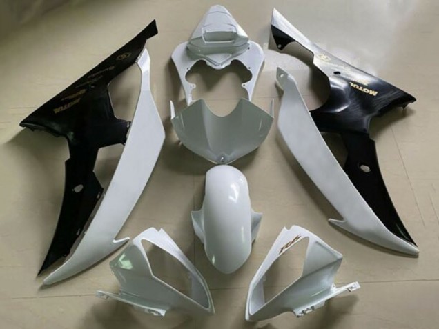 2008-2016 Yamaha YZF R6 Motorcycle Fairings - White Black Canada for Sale