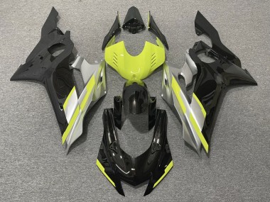 2017-2023 Yamaha YZF R6 Motorcycle Fairings - Grey Neon Yellow Glossy Black Canada for Sale