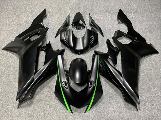 2017-2023 Yamaha YZF R6 Motorcycle Fairings - Matte Black Green Canada for Sale