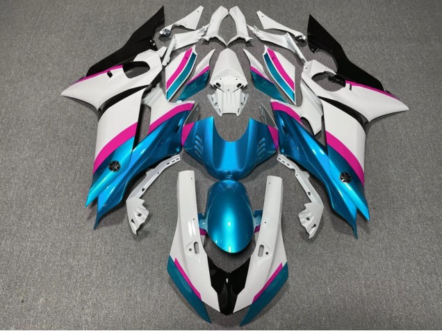 2017-2023 Yamaha YZF R6 Motorcycle Fairings - White Pink Blue Black Canada for Sale