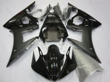 2005 Yamaha YZF R6 Motorcycle Fairings - Glossy Black Matte Black Canada for Sale