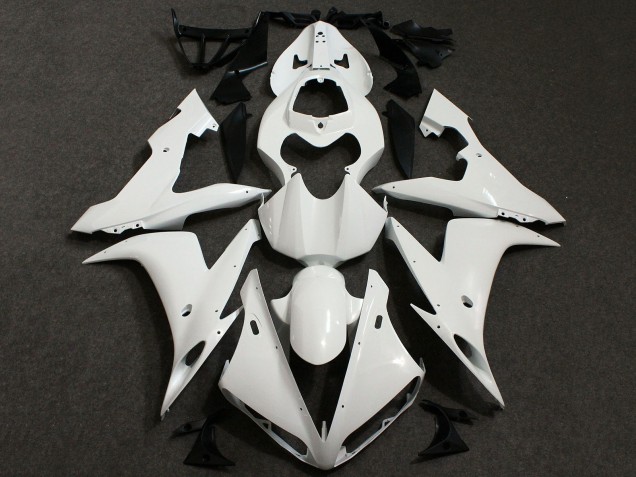 2005 Yamaha YZF R6 Motorcycle Fairings - White Canada for Sale
