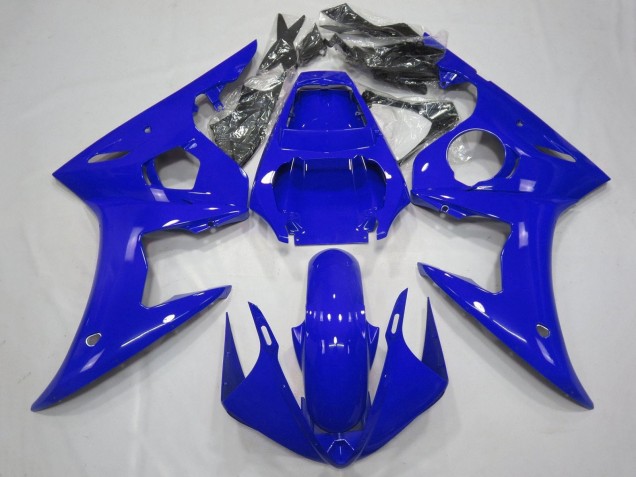 2003-2004 Yamaha YZF R6 Motorcycle Fairings - Blue Canada for Sale