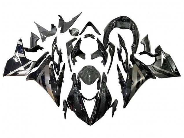 2013-2016 Triumph Daytona 675 Triple Motorcycle Fairings - Silver Glossy Black Canada for Sale