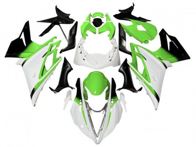 2013-2016 Triumph Daytona 675 Triple Motorcycle Fairings - White Green Glossy Black Canada for Sale
