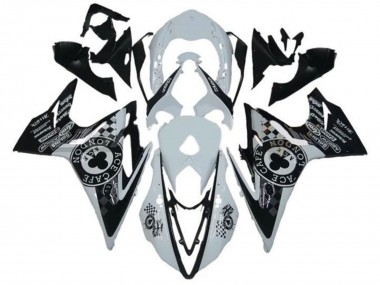 2013-2016 Triumph Daytona 675 Triple Motorcycle Fairings - White Glossy Black Cafe London Canada for Sale