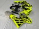 2006-2008 Triumph Daytona 675 Triple Motorcycle Fairings - Yellow Matte Black Canada for Sale