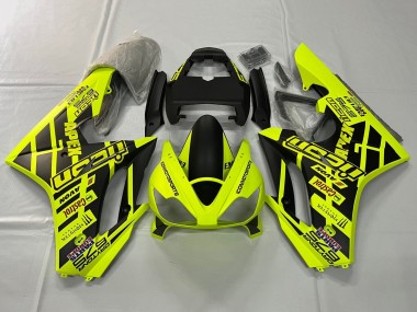 2006-2008 Triumph Daytona 675 Triple Motorcycle Fairings - Yellow Matte Black Canada for Sale