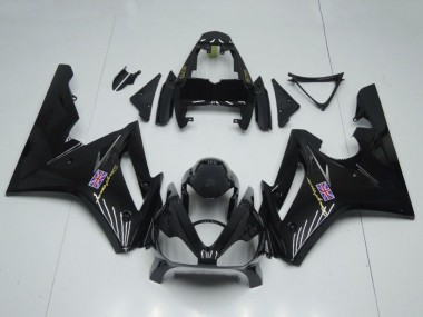 2006-2008 Triumph Daytona 675 Triple Motorcycle Fairings - Glossy Black Canada for Sale