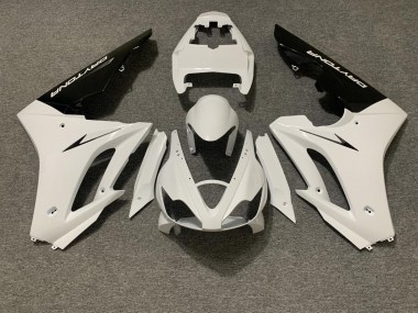2006-2008 Triumph Daytona 675 Triple Motorcycle Fairing - White Glossy Black Canada for Sale