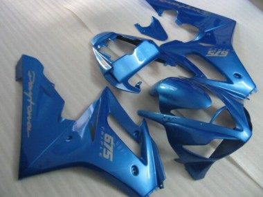 2006-2008 Triumph Daytona 675 Triple Motorcycle Fairings - Blue Silver Decals Canada for Sale