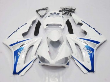 2006-2008 Triumph Daytona 675 Triple Motorcycle Fairing - White Blue Canada for Sale