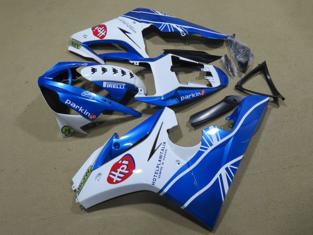 2006-2008 Triumph Daytona 675 Triple Motorcycle Fairings - White Blue Canada for Sale