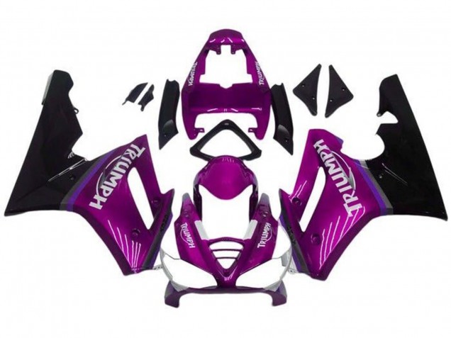 2009-2012 Triumph Daytona 675 Triple Motorcycle Fairings - Purple Glossy Black Canada for Sale